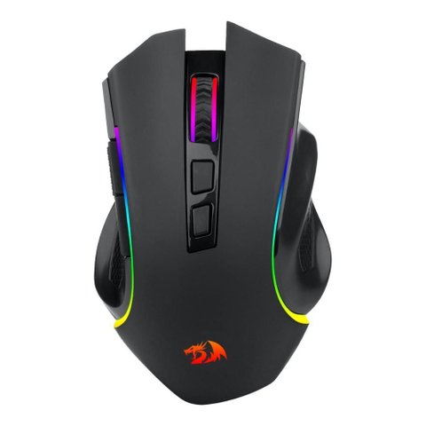 Mouse Gamer sem Fio Redragon Griffin Pro 3 - 8000dpi - Paw3104 - 1000hz - Rgb - Preto - M602p-ks