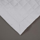 Ver imagem 3 de Kit Cobre Leito Colcha Unique Casal Padrão 3 Peças Matelado Percal 300 Fios - Branco