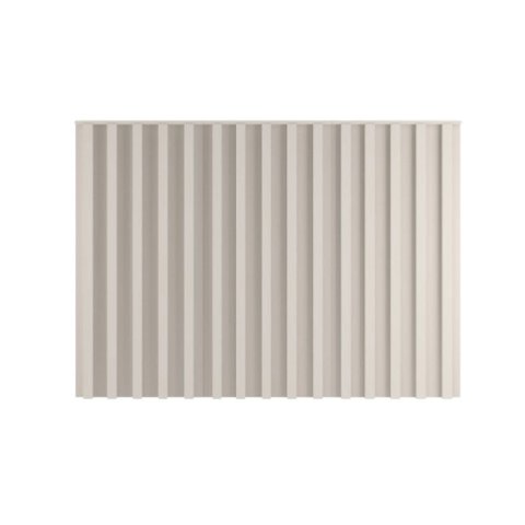 Cabeceira Casal Vitoria Ripado 100% MDF Off White - Europa Móveis
