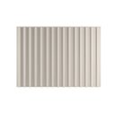 Ver imagem 1 de Cabeceira Casal Vitoria Ripado 100% MDF Off White - Europa Móveis