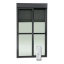 Ver imagem 1 de Porta Cor.Integ.Mot.Cont.Rem 2F.Mov.220x200 Elite c/Fecho Aut.V.Lis.Preto Brimak
