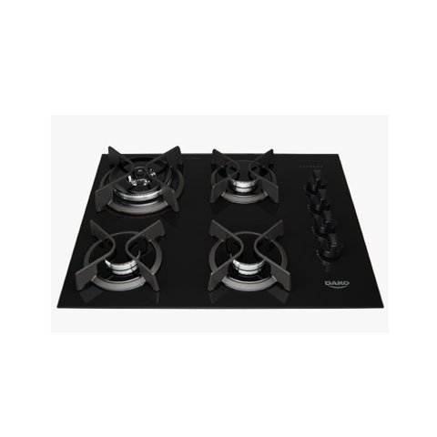 Cooktop 4 Bocas Dako Supreme a Gás Acendimento Superautomático e Tripla Chama Bivolt