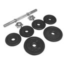 Ver imagem 2 de Maleta Dumbbell Athletic com 8kg em Anilhas Kit Halter Ajustável com Barra Cromada