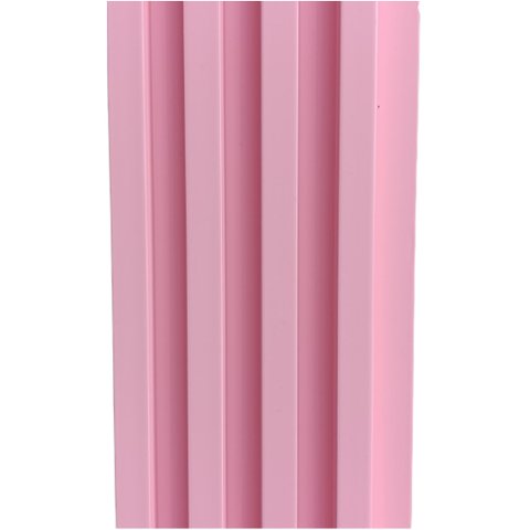 Painel Ripado Eco Placa 290 X 16 X 2,5 Cm Wpc Rosa