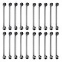 Ver imagem 1 de Barra de Apoio 40cm Aço Inox Kit 20 Unidades Idoso Deficiente Acessibilidade Cadeirante Banheiro Box