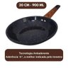 Frigideira Antiaderente Carvalho Premium 20 Cm Indução Gás - 9