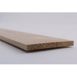 Tábua Aplainada Prateleira/artesanato de Pinus Tratado com Nós 19x1,8x290 Centímetros - Natural Únic - 2