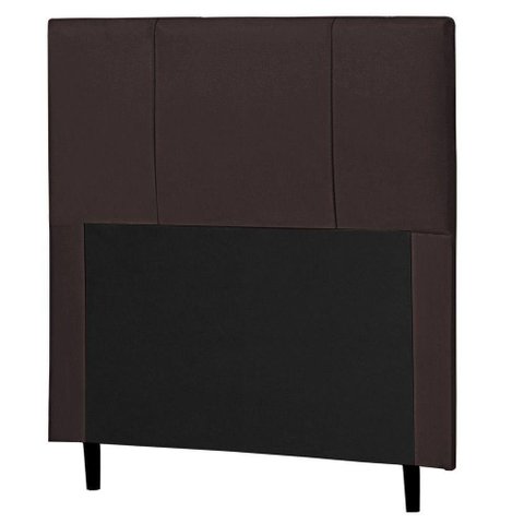 Cabeceira Cama Box Solteiro Donna 90cm Corano Marrom