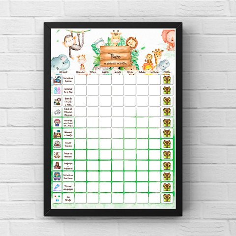 Quadro de Incentivo Safari