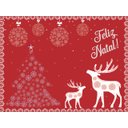 Ver imagem 1 de Jogo Americano Natal Luz 6 Unidades