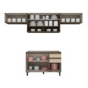 Ver imagem 5 de Cozinha Compacta 4 Peças 100% MDF Aurora Espresso Móveis