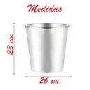 Ver imagem 2 de Balde De Gelo Para Cerveja Em Metal Galvanizado 7,6 Litros