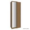 Ver imagem 1 de Guarda Roupa Modulado 01 Porta de Vidro Canto Reto Setiba