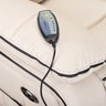 Poltrona do Papai Importada Reclinável Elétrica e Massagem com Entrada Usb Corino Premium Off White - 4