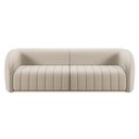 Ver imagem 2 de Sofá Decorativo Sala de Estar 252cm Adam 3 Lugares Veludo Bege G45 - Gran Belo Sofá Adam