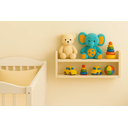 Ver imagem 3 de Prateleira de Mdf para Parede Quarto Criança Bebê Brinquedos:bege