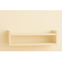 Ver imagem 2 de Prateleira de Mdf para Parede Quarto Criança Bebê Brinquedos:bege