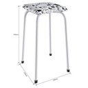 Ver imagem 4 de Conjunto Mesa e 4 Bancos Estofados Verona 