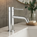 Ver imagem 2 de Torneira Misturador Monocomando Água Quente e Fria Bica Baixa para Banheiro - Cromado - Dp4201