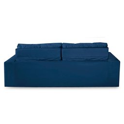 Sofá Retrátil e Reclinável 2 Lugares com Molas 1,50m Vanessa Suede Azul Rover & Beato - 6