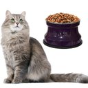 Ver imagem 1 de Comedouro Alto Gatos Alumínio Gastrobel - Roxo Pigmentado