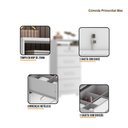 Ver imagem 7 de Guarda Roupa Solteiro Splendido 2 Portas com Cômoda Primordial Max 4 Gavetas Branco Absoluto Semi
