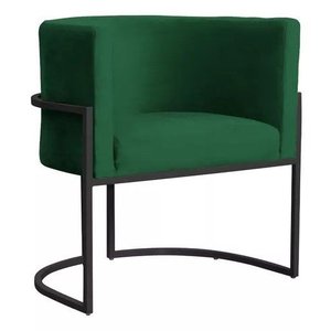 Poltrona Decorativa P/ Sala de Estar e Outros Ambientes Base de Metal