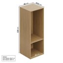 Ver imagem 4 de Módulo 45x120 3 Gavetas 1 Porta Frame CabeCasa MadeiraOriginals Bege/Acácia/Arenas