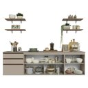 Ver imagem 5 de Armário de Cozinha Completa 240cm Suspensa Crema Nice Madesa 10