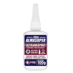 Adesivo Instantâneo 100g Almasuper Ultrarrápido Aep401 Almaflex - 1