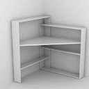 Ver imagem 3 de Biblioteca Organizadora 100% Mdf (sala Livros Mesa Escritório) Woodcore