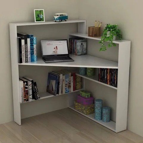 Biblioteca Organizadora 100% Mdf (sala Livros Mesa Escritório) Woodcore