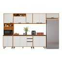 Ver imagem 3 de Cozinha Completa Modulada 6 Peças 340cm Ravena Poliman Móveis