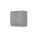 Ver imagem 1 de Balcão Modulado 80cm com Tampo para Cooktop 2 Portas Emily Henn