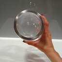 Ver imagem 5 de Pote Hermético de Vidro 600ml Transparente 12x12x12cm Mantimentos Cozinha Tampa