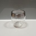 Ver imagem 2 de Pote Hermético de Vidro 600ml Transparente 12x12x12cm Mantimentos Cozinha Tampa