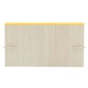 Ver imagem 1 de Cabeceira Extensível Ripado com Led Requinte Off White - Gelius Móveis
