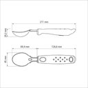 Ver imagem 4 de Concha para Sorvete Utilitá com Lâmina em Aço Inox e Cabo de Polipropileno Preto