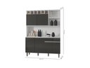 Ver imagem 1 de kit Para Cozinha 1,30 Cm Alice - Branco/ Cinza