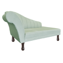 Ver imagem 4 de Recamier Divã para Sala Cecilia Pés Retro Tabaco 1.60cm Veludo Acqua - Incasa Decor