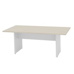 Mesa de Reunião para Escritório 2mx1m Tampo 40mm Netmobil - Dubai/branco - 1