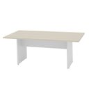 Ver imagem 1 de Mesa de Reunião para Escritório 2mx1m Tampo 40mm Netmobil - Dubai/branco