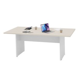 Mesa de Reunião para Escritório 2mx1m Tampo 40mm Netmobil - Dubai/branco - 5