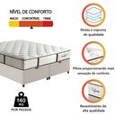 Ver imagem 5 de Cama Box Baú Casal King Colchão Molas Ensacadas Gazin com Pillow Veneza