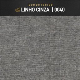 Conjunto 2 Poltronas Mona Luxo Madeira Maciça Tecido Linho:linho Cinza - 4