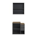 Ver imagem 3 de Conjunto para Banheiro 60cm com Gabinete Suspenso e Espelheira Bologna Art In Móveis