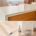 Ver imagem 6 de Papel de Parede Adesivo Lavavel Marmore Travertino Crema Marfil