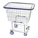 Ver imagem 1 de Carrinho de Compras para Condomínio 140L em Aço Carbono Sae 1020 Galvanizado com Rodas PVC