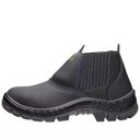 Ver imagem 2 de Botina de Segurança Bico PVC Bidensidade Eletricista em Microfibra MARLUVAS - 38