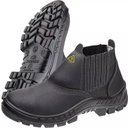 Ver imagem 4 de Botina de Segurança Bico PVC Bidensidade Eletricista em Microfibra MARLUVAS - 38